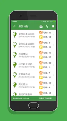 台南TBike - 臺南公共單車查詢 android App screenshot 1